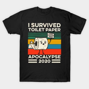 I Survived Toilet Paper Apocalypse 2020 T-Shirt